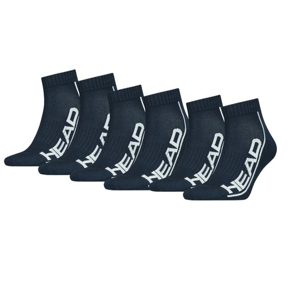 HEAD Quartersokken Performance 6-pack Navy