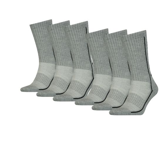 HEAD Sokken Performance Crew 6-pack Grijs