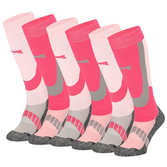 Xtreme Skisokken Unisex 6-pack Multi Pink