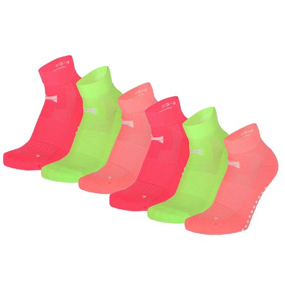 Xtreme Yoga Sokken 6-pack Neon